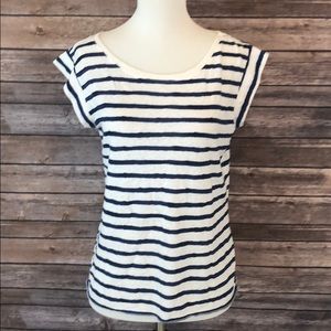 Victoria secret , size XS short sleeve blue stripp